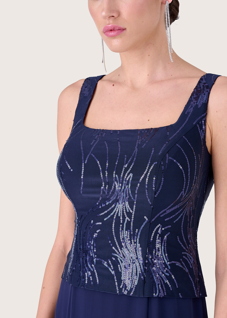 Carla armhole dress BLU MARINA Woman , image number 6