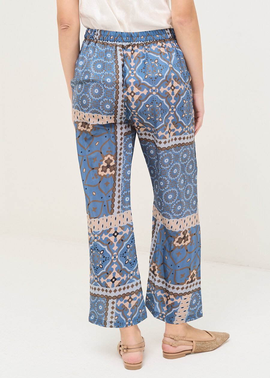 Pinocchietto Pendy leggero in fantasia BLU AVIONBEIGE Donna , immagine n. 4