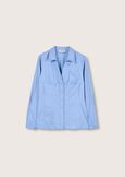 Camicia Carlett in cotone BIANCO WHITEBLU CELESTE Donna immagine n. 4