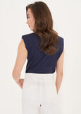 Canotta Tabita 100% Cotone BLUBIANCO WHITE Donna immagine n. 3