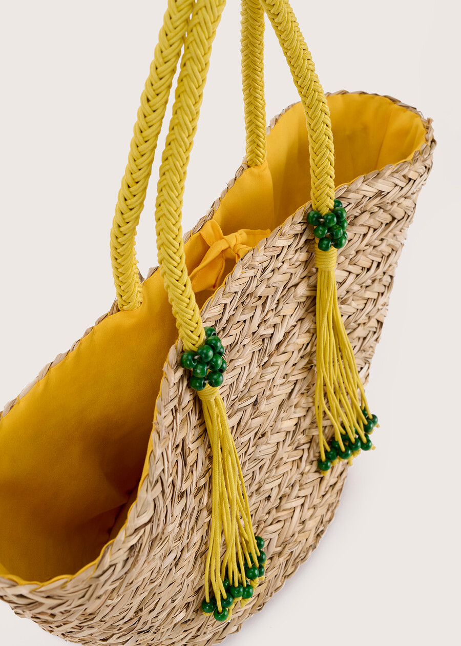 Borsa a cesta Bliff in paglia  Donna , immagine n. 2