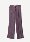 Pantalone Giorgia-N in velluto GRIGIO CENEREVIOLA PURPLE Donna immagine n. 6