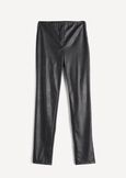 Pantalone Paki effetto ecopelle NERO Donna immagine n. 7