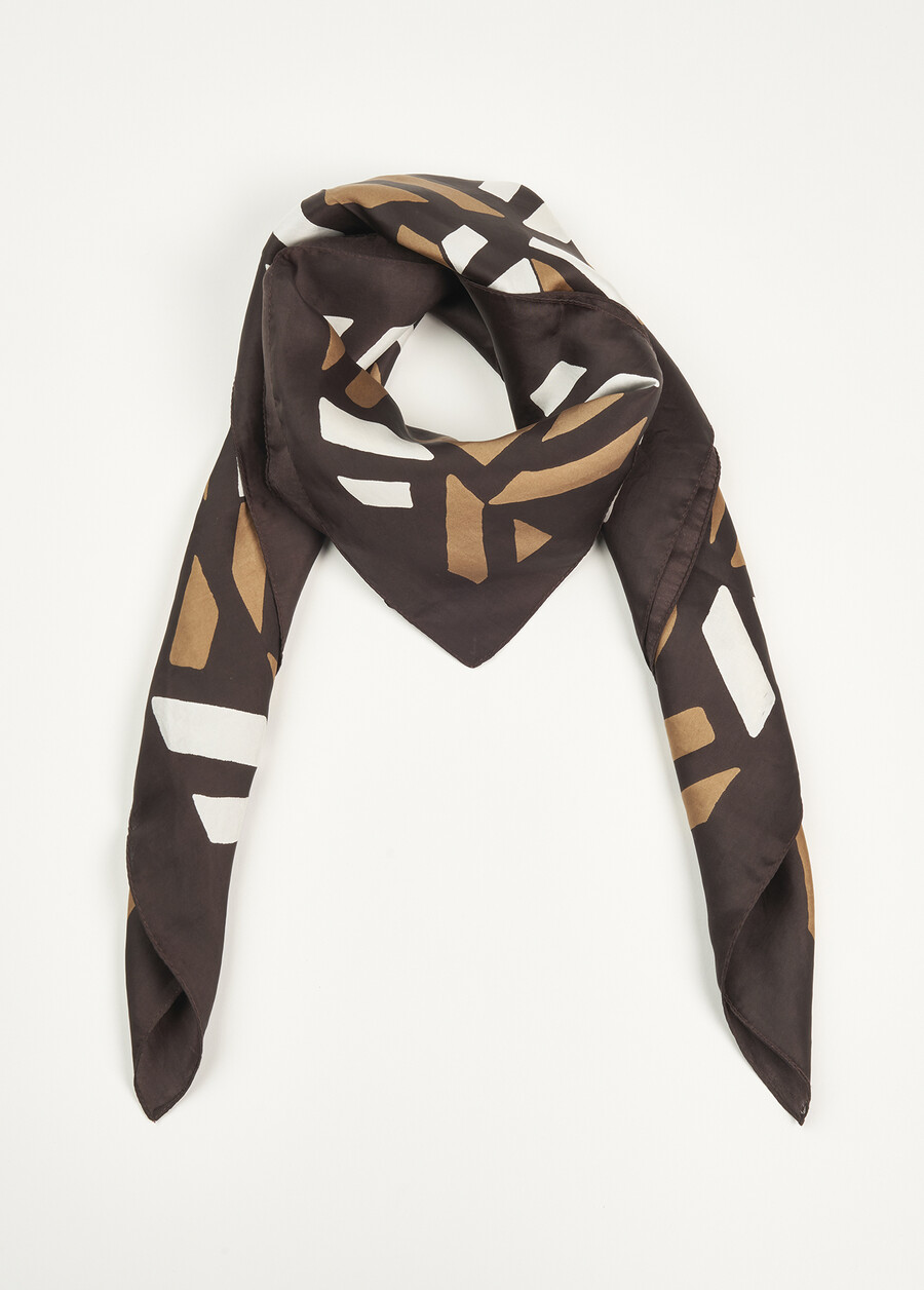 Senta 100% cutro foulard MARRONE Woman , image number 1