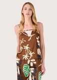 Tod top with japanese print MARR CACAO Woman image number 1