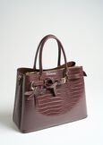 Brest croc-effect shopper bag MARRONENERO Woman image number 2