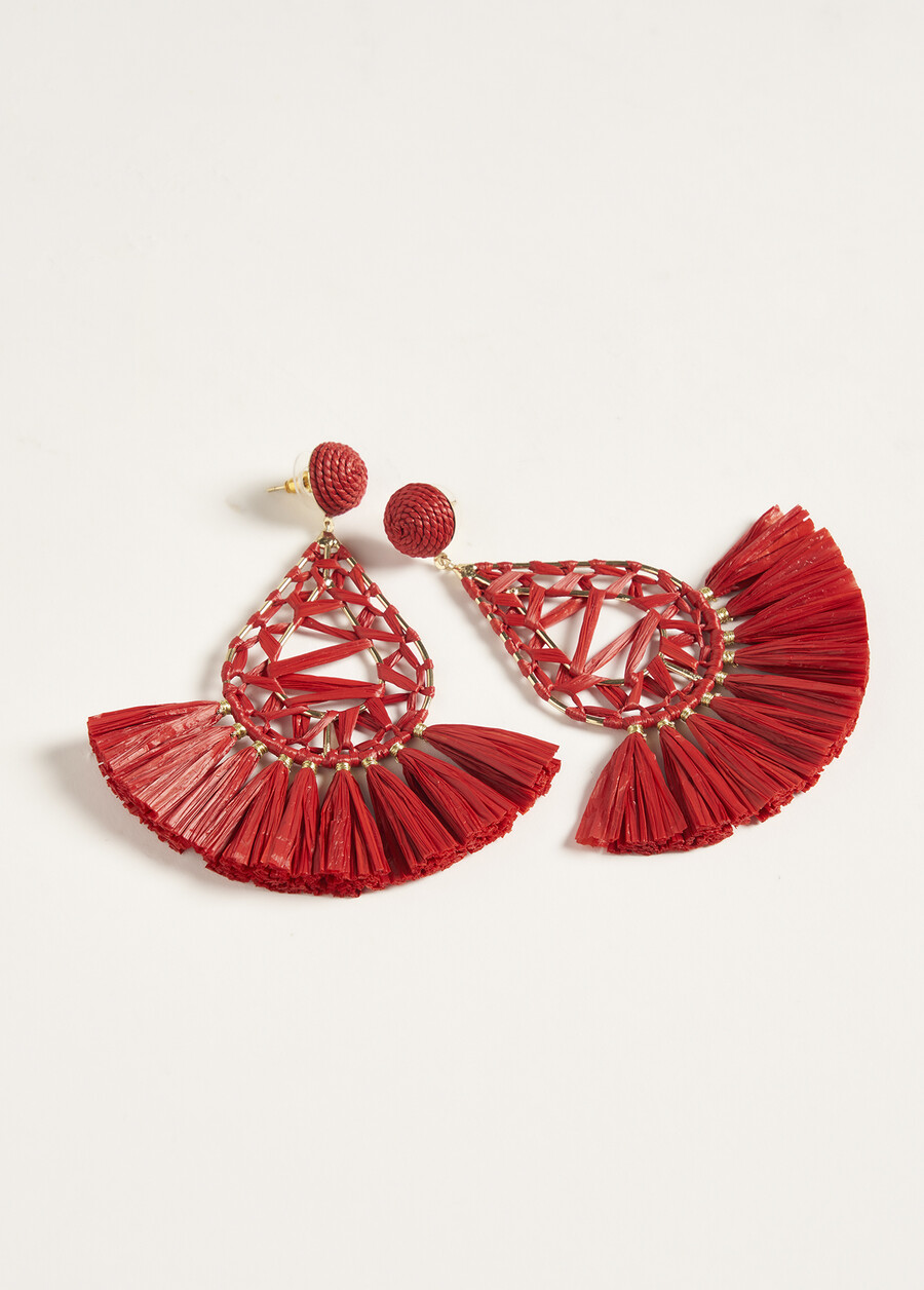Orecchini Giza a goccia ROSSO Donna , immagine n. 3
