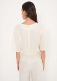 Blusa Bally In 100% Viscosa MARRONE JAVABIANCO BURRO Donna immagine n. 3