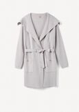 Cardigan Clotilde con collo a scialle MARRONE CAFFEGRIGIO PERLA Donna immagine n. 7