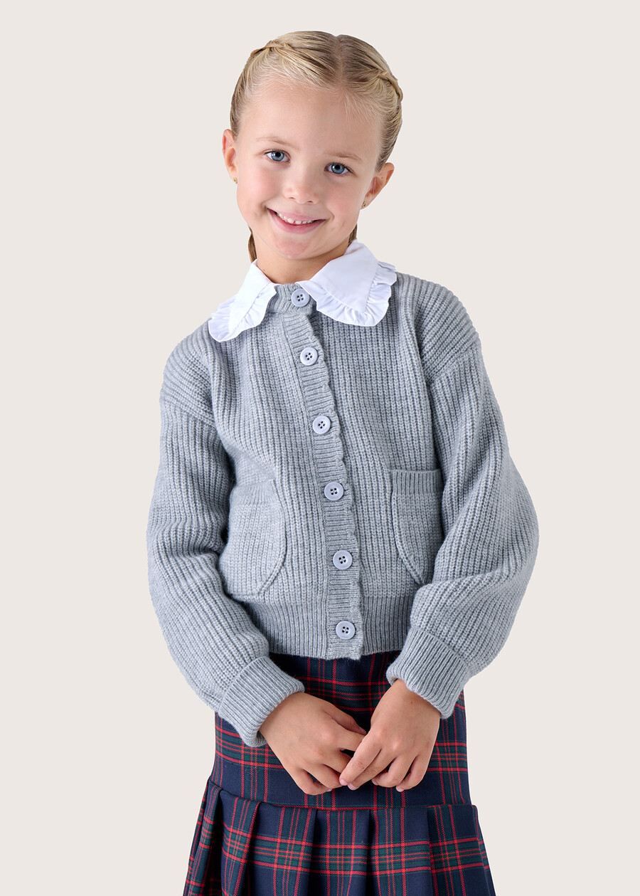 Cardigan City da bimba GRIGIO LIGHT GREY Donna , immagine n. 1