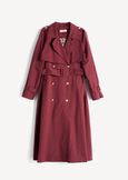 Trench Thomas oversize doppiopetto ROSSO BORDEAUX Donna immagine n. 6