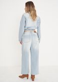 Pantalone Deny in 100% cotone BIANCO WHITE Donna immagine n. 5