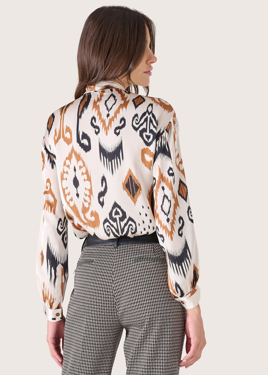 Giasmine satin blouse BEIGE LANA Woman , image number 3