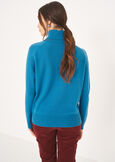 Marylin pure wool sweater ROSSO MAGENTAVERDE PAVONE Woman image number 3
