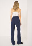 Pantalone Giorgia-F in screppino BLU MIDNIGHTVIOLA VINACCIA Donna immagine n. 4