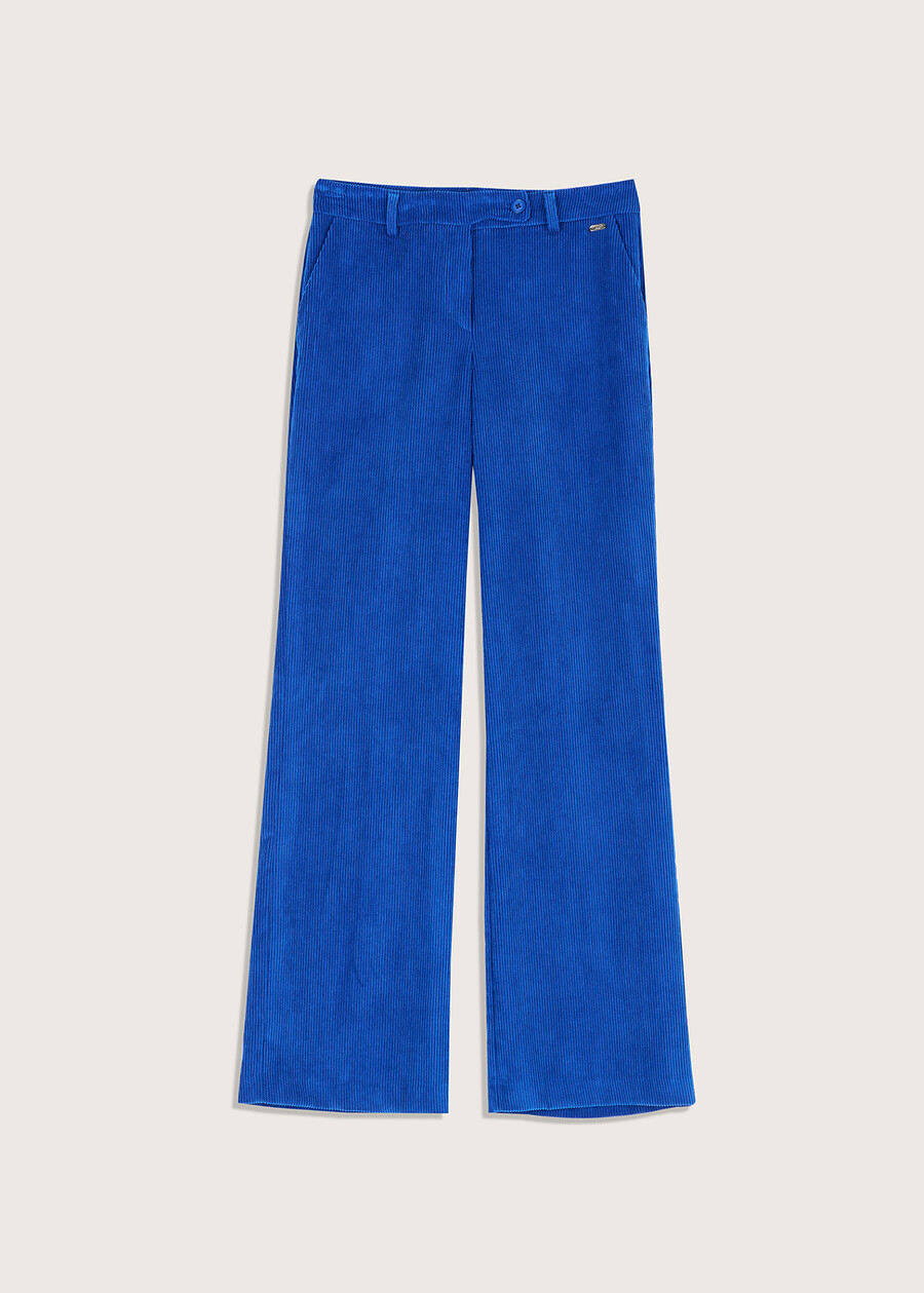 Pantalone a palazzo Giorgia BLU COBALTO Donna , immagine n. 5