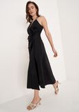Ally V-Neck Dress NERO BLACK Woman image number 2