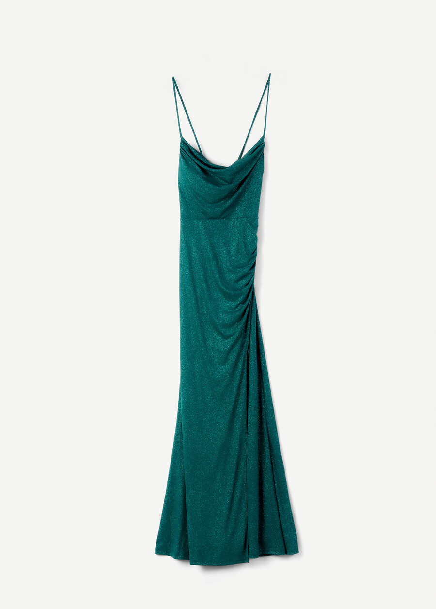 Amber lurex long dress VERDE GARDEN Woman , image number 5