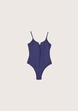 Chisha one-piece swimsuit BLUE OLTREMARE  Woman image number 6
