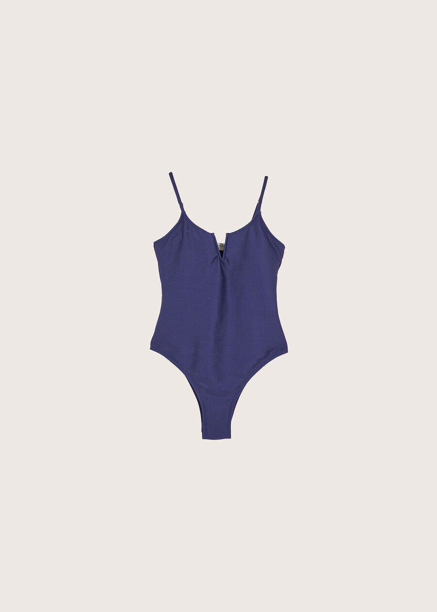Chisha one-piece swimsuit BLUE OLTREMARE  Woman , image number 6