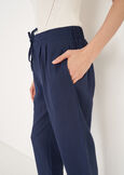 Pantaloni Patrik cotone e lino navy BLU NAVY Donna immagine n. 4