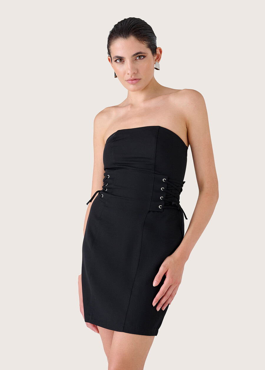Abito Axel con intreccio NERO BLACK Donna , immagine n. 3