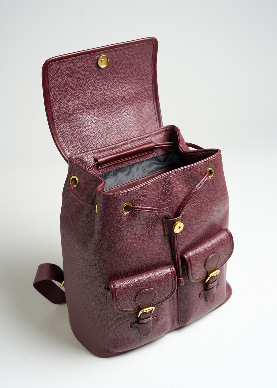 Zainetto Barley stampa cervo ROSSO BORDEAUX Donna , immagine n. 3