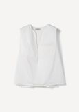 Top Tara In Cotone BIANCO WHITENERO BLACK Donna immagine n. 5