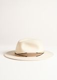 Chiara wide-brim wool hat BEIGE LATTE Woman image number 3