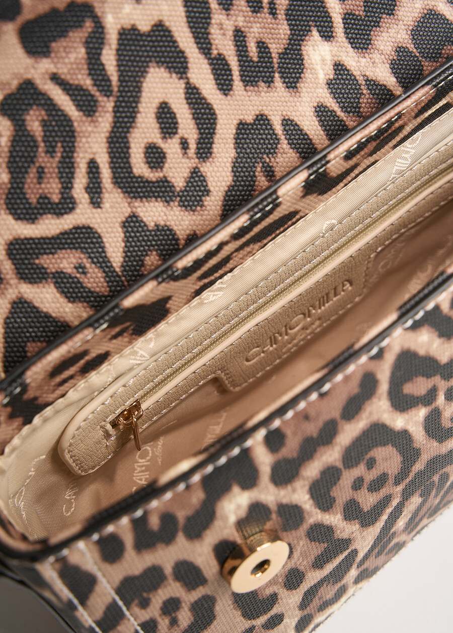 Baxy-A animalier crossbody bag NERO BLACK Woman , image number 3