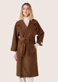 Cleope brown woolen coat MARRONE JAVA Woman image number 3