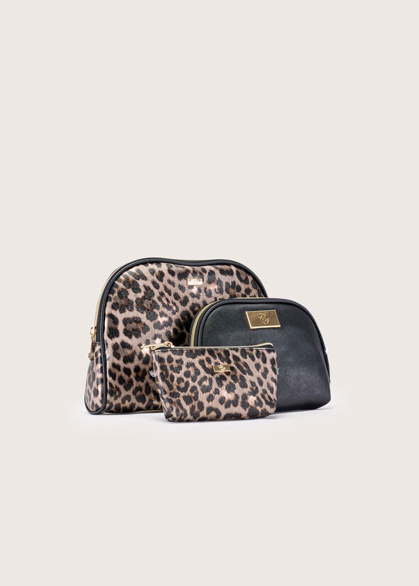 Bucaneve eco-leather beauty set NERO BLACK Woman null