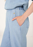 Pantaloni Poke effetto denim DENIM MEDIUM DENIM Donna immagine n. 3
