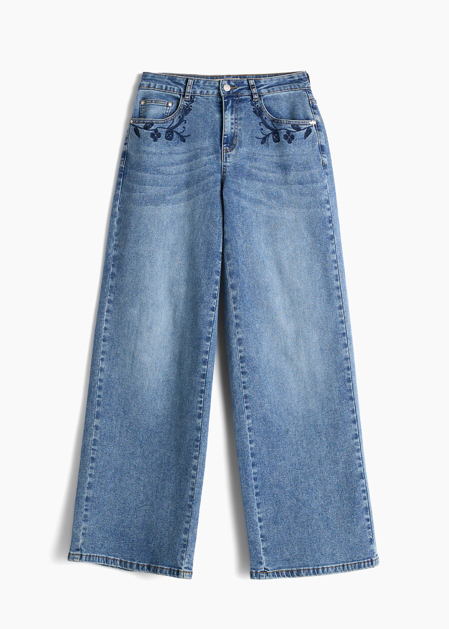 Jeans Carrie con ricamo DENIM MEDIUM DENIM Donna , immagine n. 5