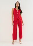 Phil straight-leg trousers ROSSO Woman image number 1