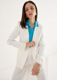 Giacca Giuliet in lino e viscosa BLUBIANCO WHITE Donna immagine n. 1