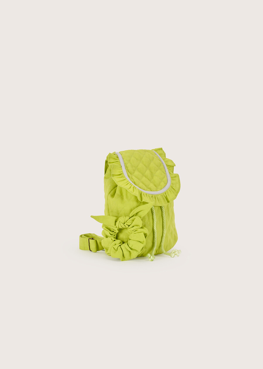 Baby backpack for girls VERDE TASSONI Woman , image number 2