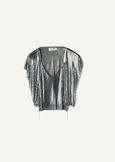 Blusa Syla in metallo GRIGIO GUN METAL Donna immagine n. 4