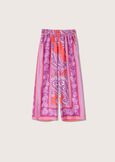 Padye crepe Capri trousers ARANCIO SUNRISE Woman image number 5