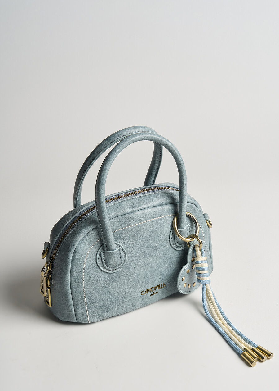 Bauletto Bay Small impunture AZZURO AZZURROMARRONE Donna , immagine n. 1