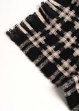 Samy check patterned scarf NERO BLACK Woman image number 3