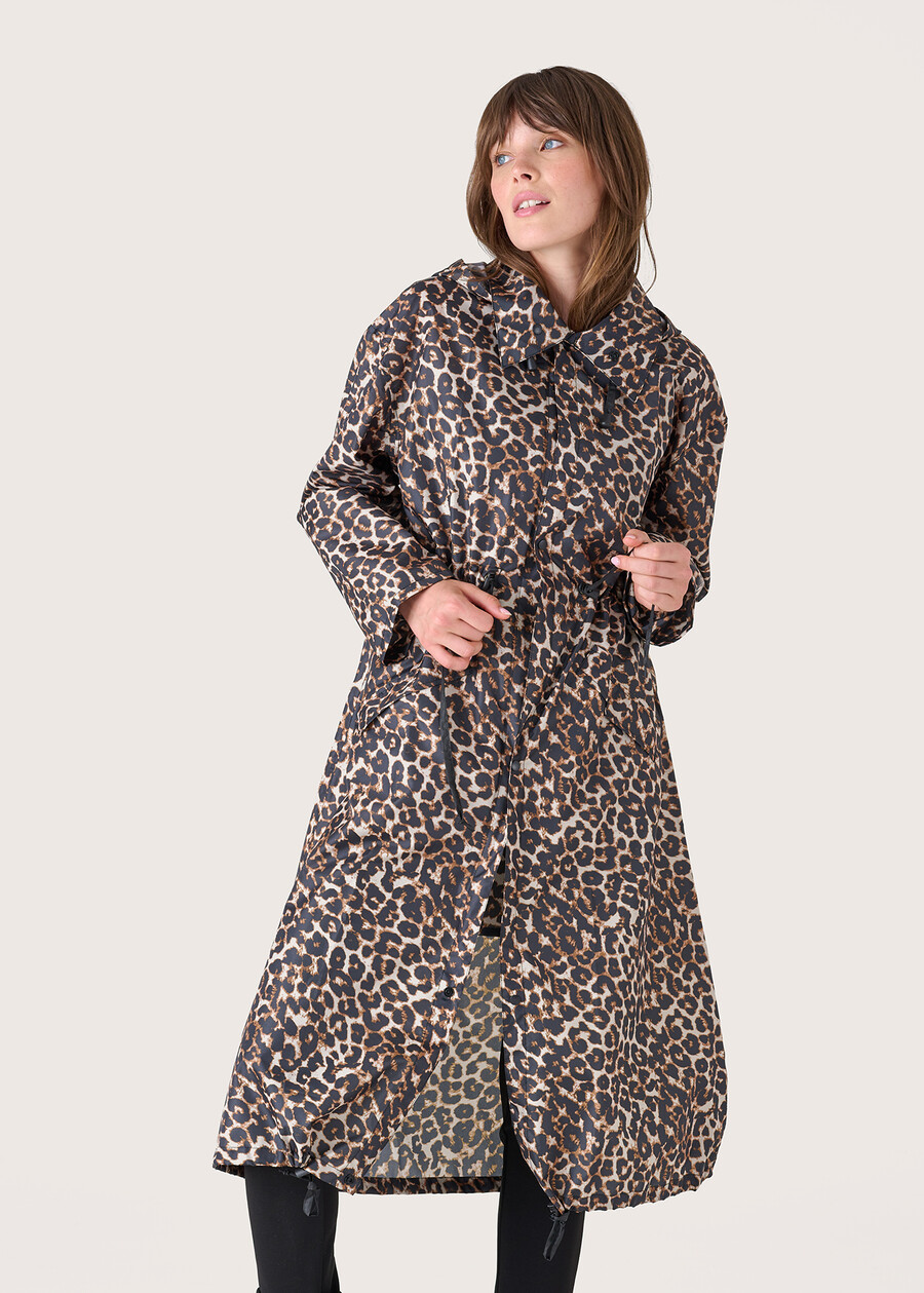 Rain jacket with animalier pattern, Woman  , image number 1