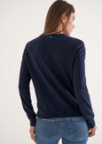 Cardigan Cassel in cotone e seta BLUBIANCO BURRO Donna immagine n. 3