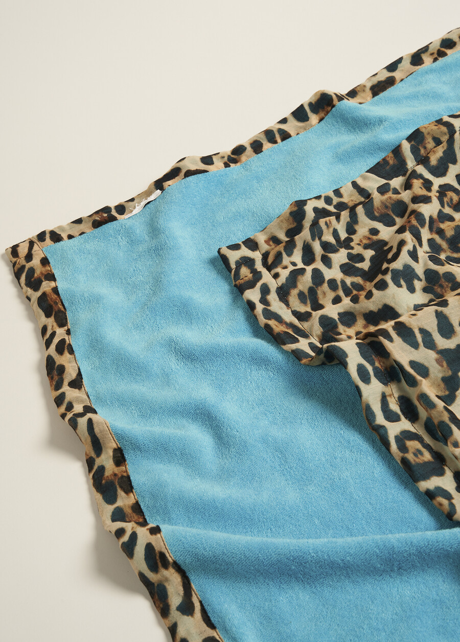 Telo Mare Tacula Animalier BLUE TURCHESEVIOLA MULBERRY Donna , immagine n. 3