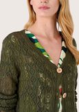 Clark openwork cardigan VERDE TIMO Woman image number 2