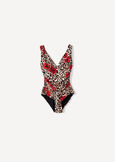 Cilia one-piece swimsuit cherry animalier ROSSO Woman image number 5