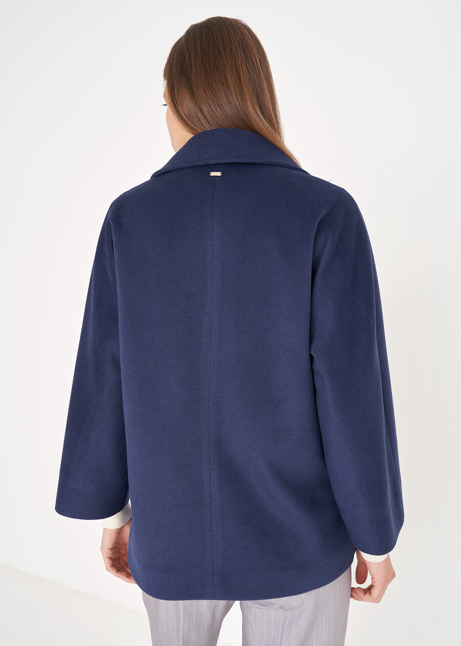 Cleope cloth double-breasted jacket BLUVERDE GARDEN Woman , image number 4