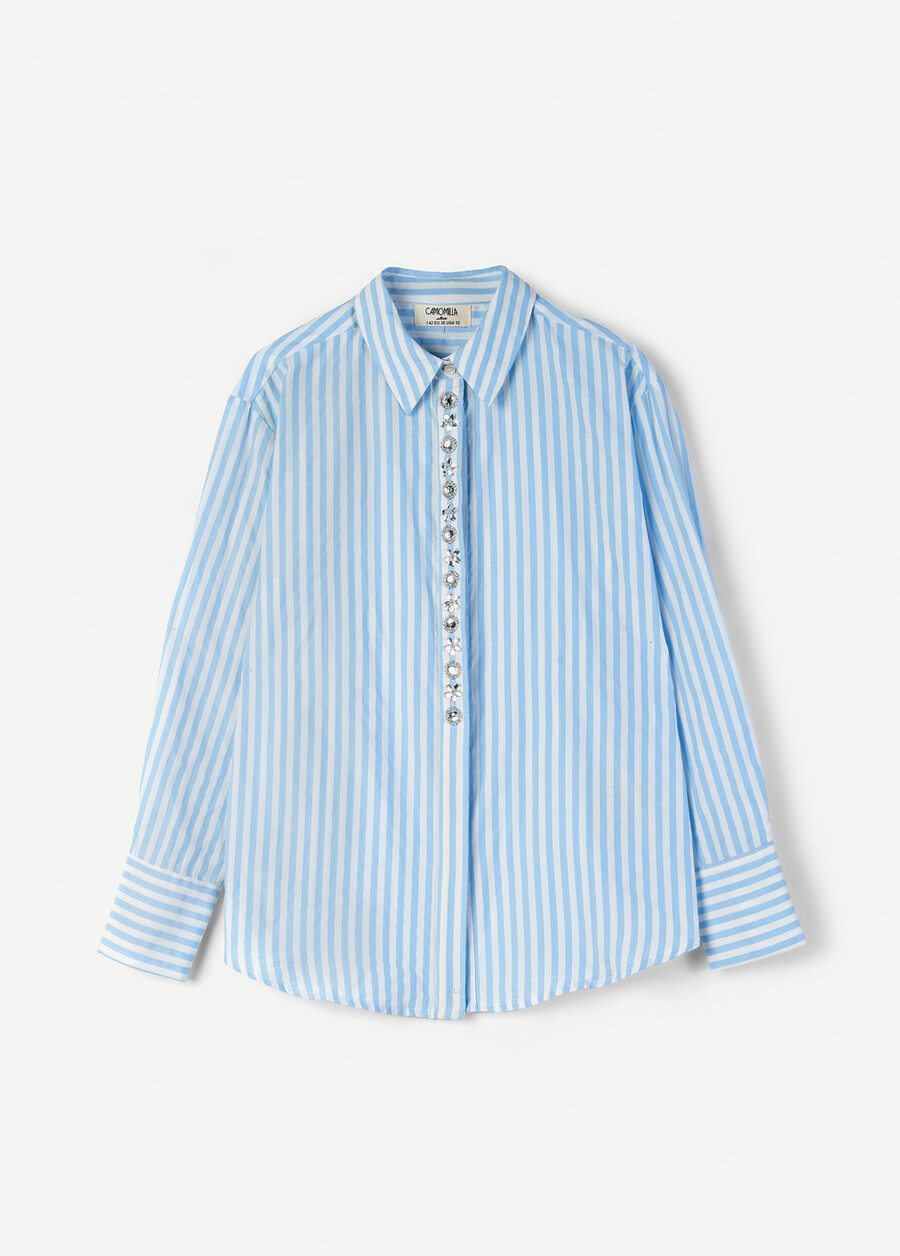 Camicia Callas con dettagli gioiello BIANCO WHITE Donna , immagine n. 4