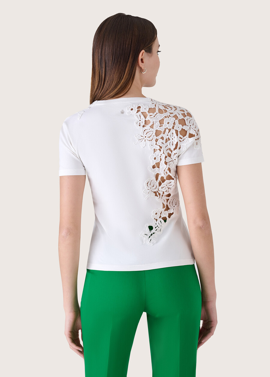 T-shirt Suri in cotone BIANCO WHITE Donna , immagine n. 3