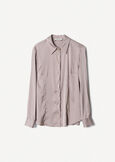 Alessia-B satin shirt BEIGE MOUSSE Woman image number 4